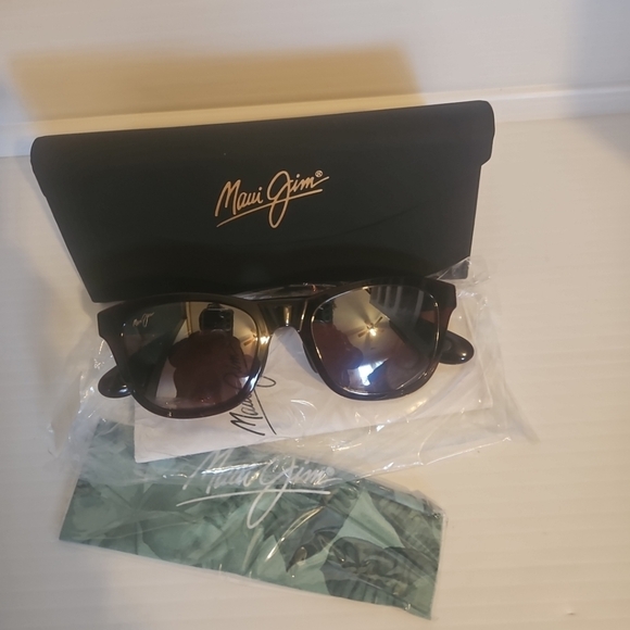 NewMAUI JIM MJ-434 HANA BAY 2M BROWN POLARIZED AUTHENTIC FRAMES SUNGLASSE  51-20 - Picture 4 of 6